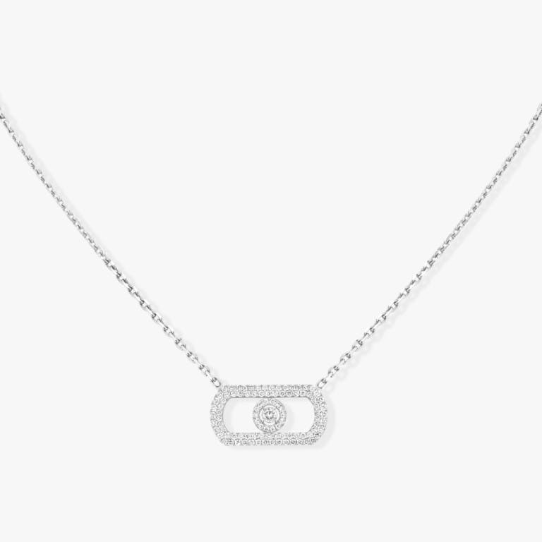 Messika Move collier witgoud met diamant - undefined - #2