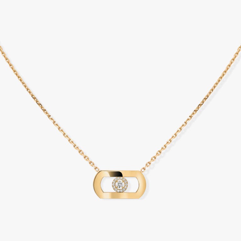 Messika Move collier geelgoud met diamant - undefined - #2