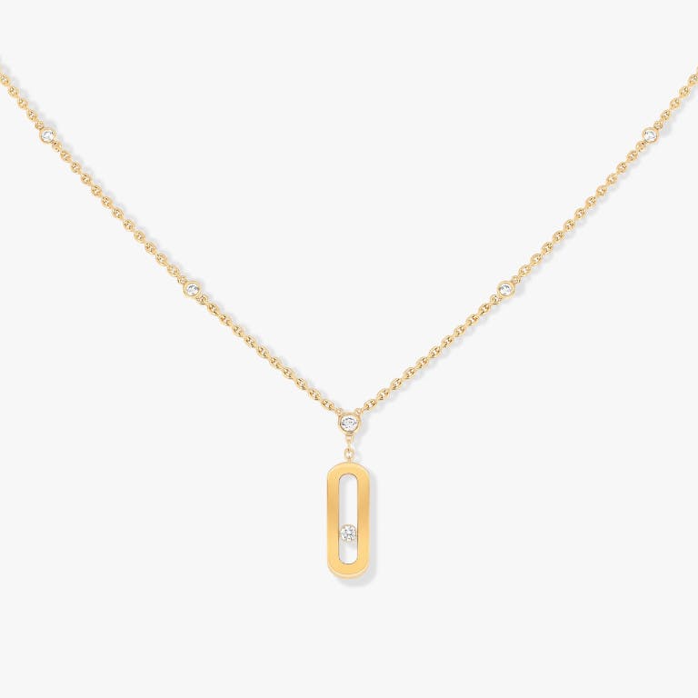 Messika Move collier roodgoud met diamant - undefined - #2