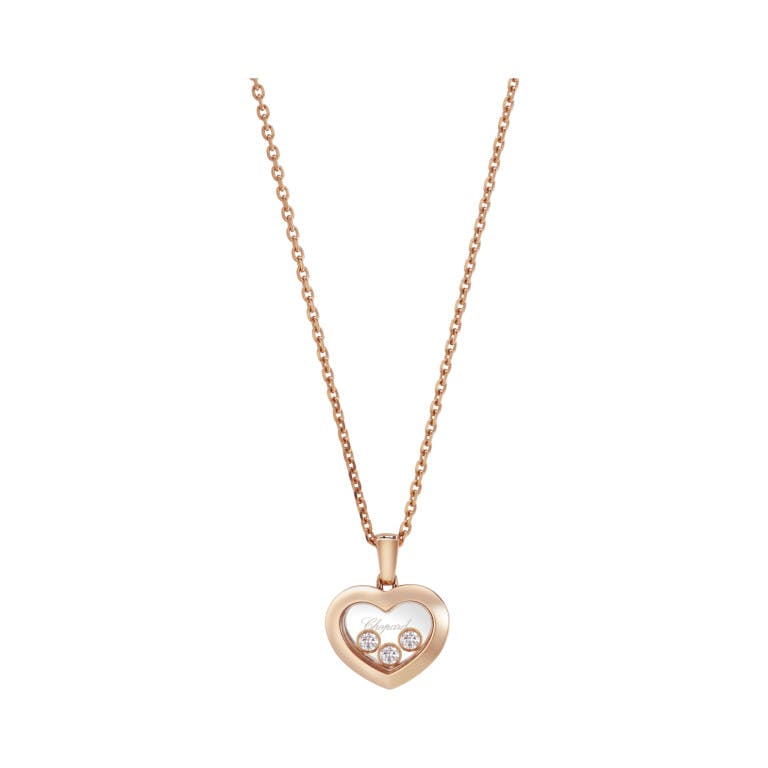 Chopard Happy Diamonds Icons Heart collier met hanger roodgoud met diamant - 79A611-5001 - #4