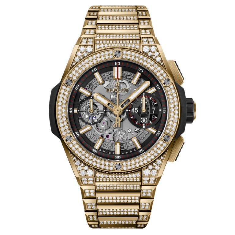 Hublot Big Bang Integrated Yellow Gold Pavé 42mm - undefined - #1