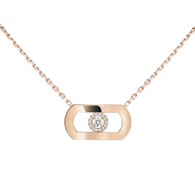 Messika Move collier roodgoud met diamant - undefined - #2