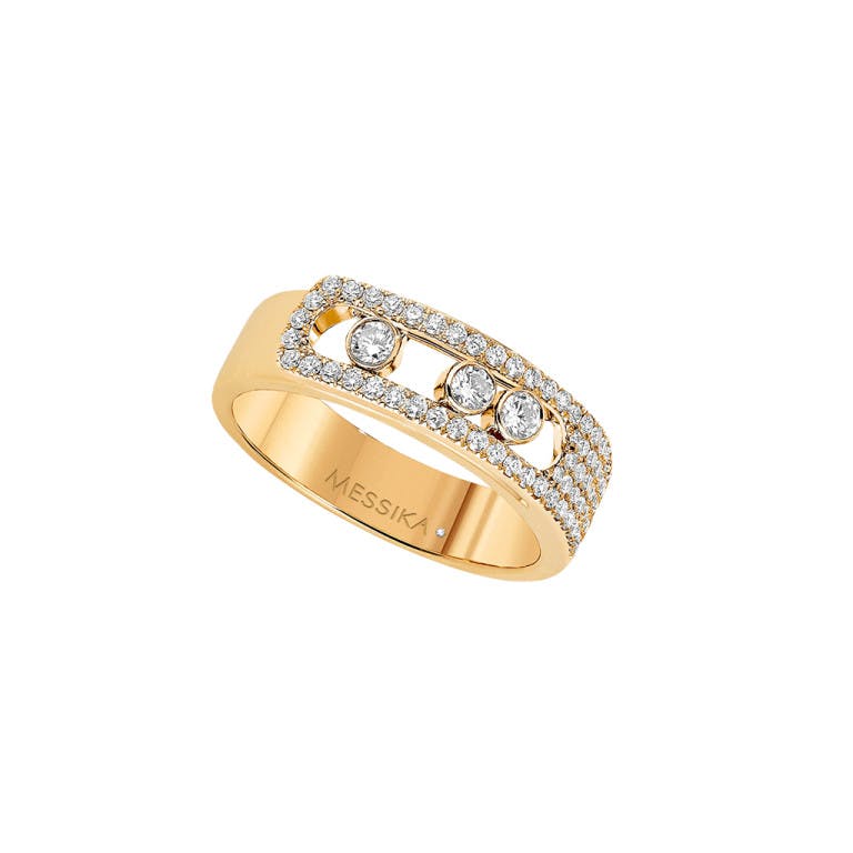 Messika Move ring geelgoud met diamant - undefined - #1