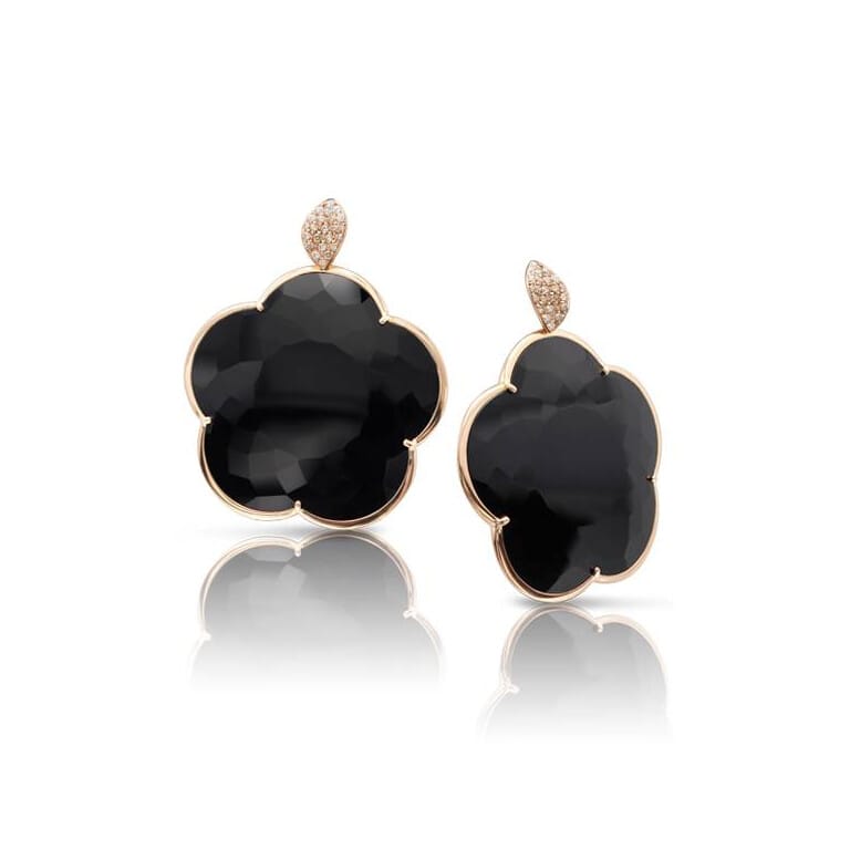 Pasquale Bruni Ton Jolie oorhangers roodgoud met diamant - 15583R