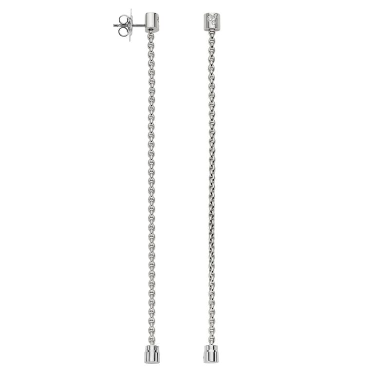 Fope Flex'it Aria oorknoppen witgoud met diamant - OR892 BBR