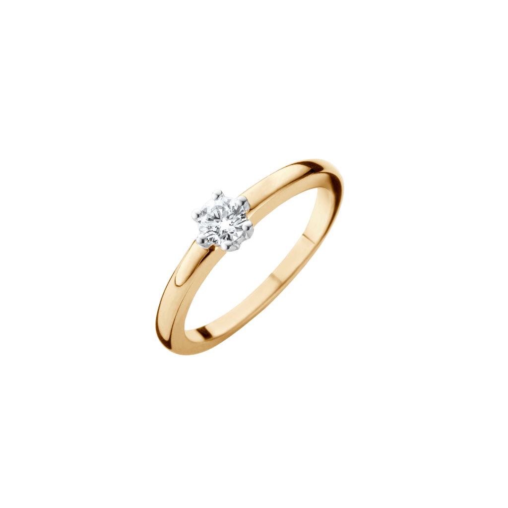 Schaap en Citroen Diamonds ring geelgoud met diamant - #2 Schaap en Citroen Diamonds ring geelgoud met diamant - #2