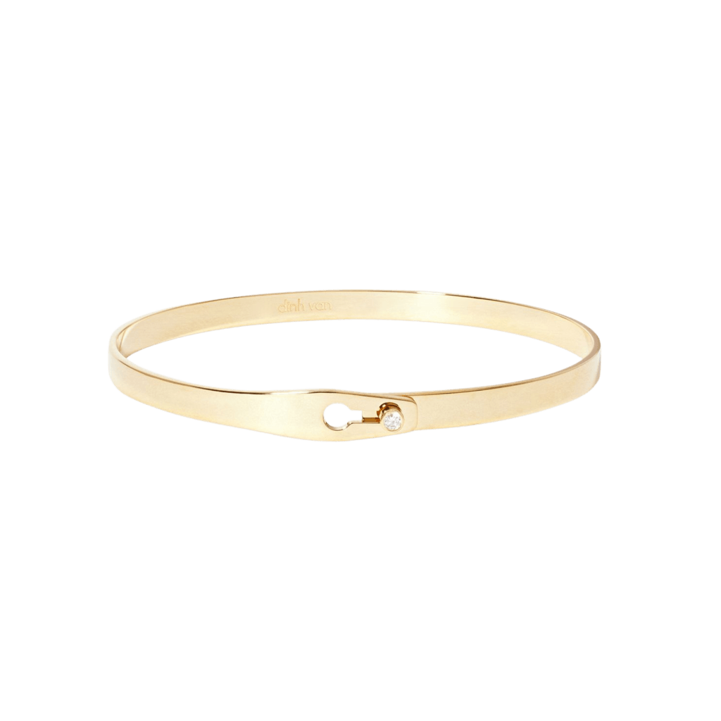 dinh van Serrure armband geelgoud met diamant - 335201 - #1 dinh van Serrure armband geelgoud met diamant - 335201 - #1