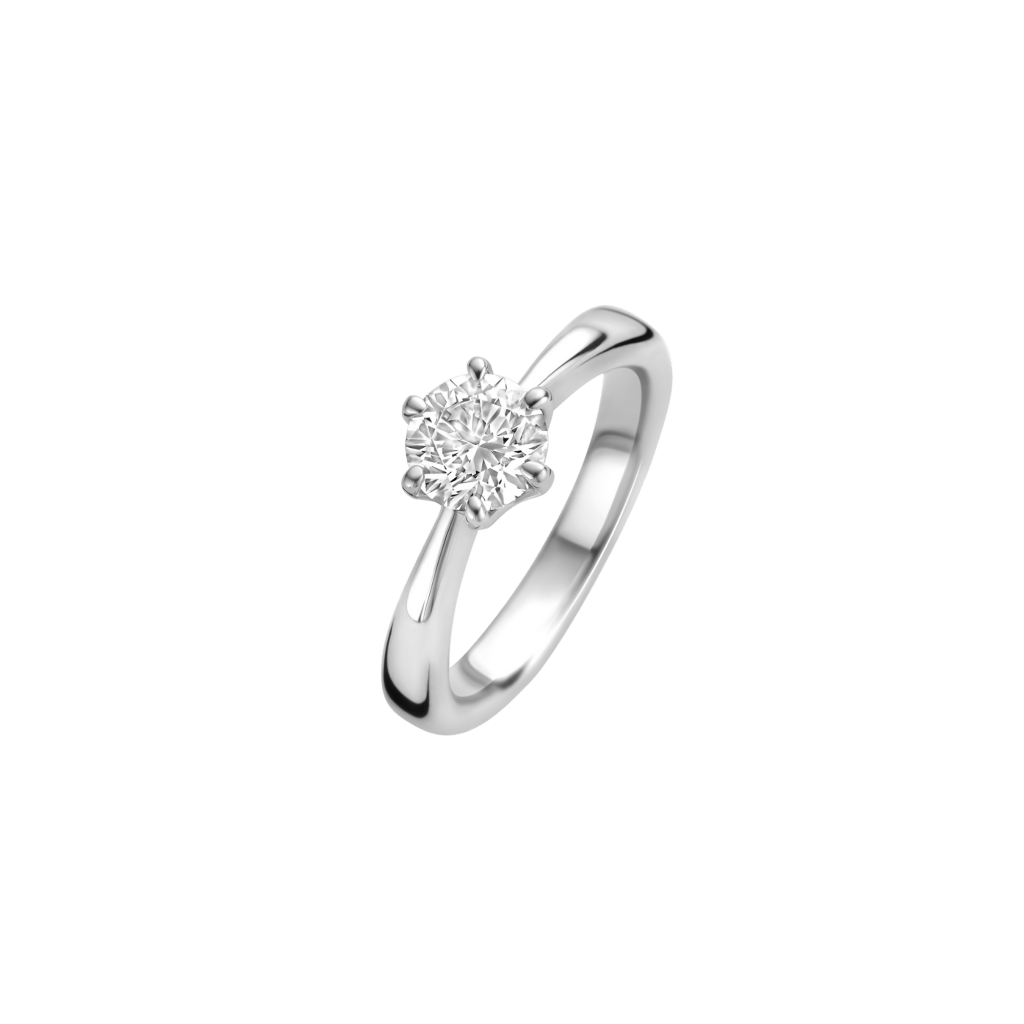 Schaap en Citroen Diamonds ring witgoud met diamant - #1 Schaap en Citroen Diamonds ring witgoud met diamant - #1