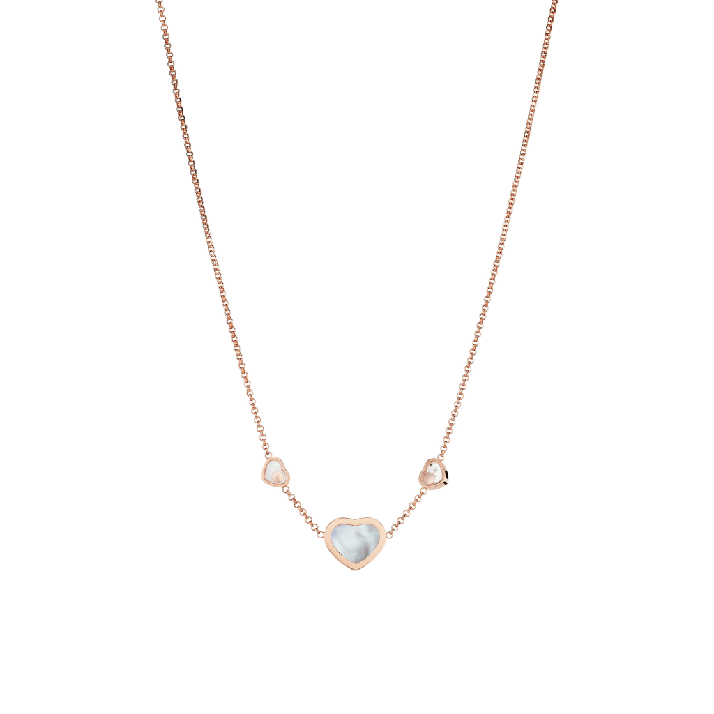 Chopard Happy Diamonds Happy Hearts collier roodgoud met diamant - 81A082-5301 - #4 Chopard Happy Diamonds Happy Hearts collier roodgoud met diamant - 81A082-5301 - #4