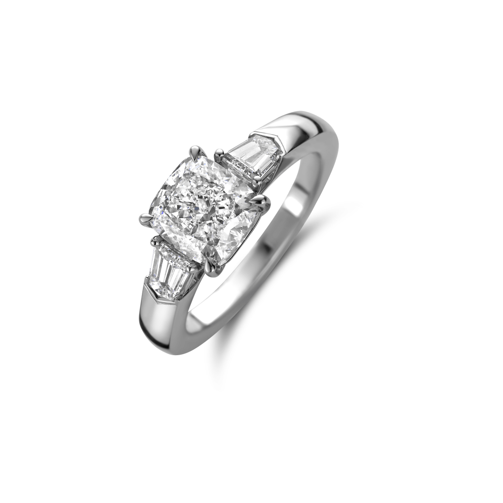 Schaap en Citroen Diamonds ring platina met diamant - #2 Schaap en Citroen Diamonds ring platina met diamant - #2