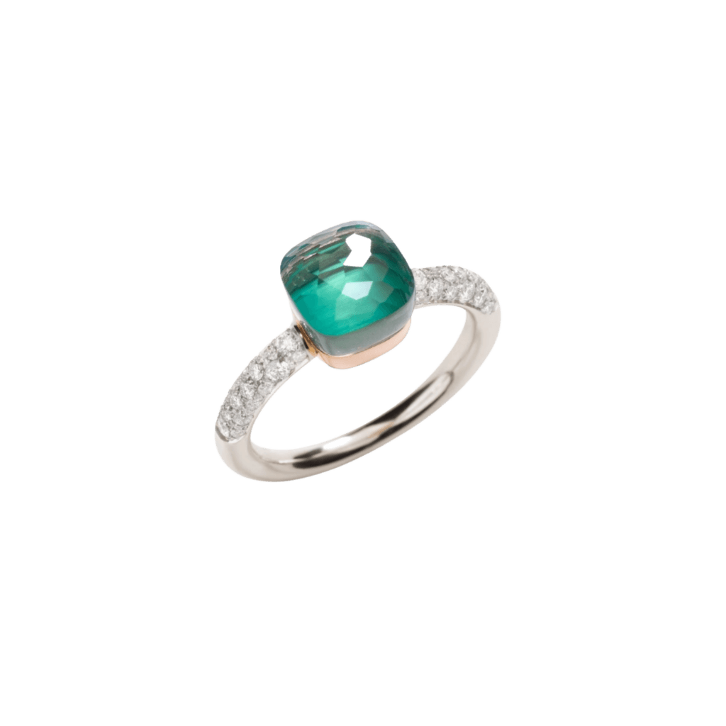 Pomellato Nudo Petit ring roodgoud met diamant - PAB7040 O6WHR DB0OY - #1 Pomellato Nudo Petit ring roodgoud met diamant - PAB7040 O6WHR DB0OY - #1