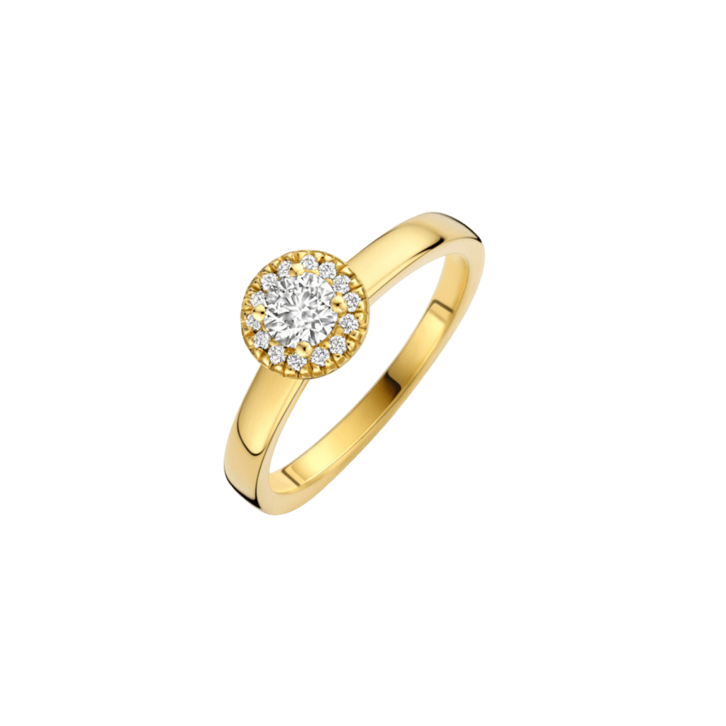 Schaap en Citroen Diamonds ring geelgoud met diamant - #1 Schaap en Citroen Diamonds ring geelgoud met diamant - #1