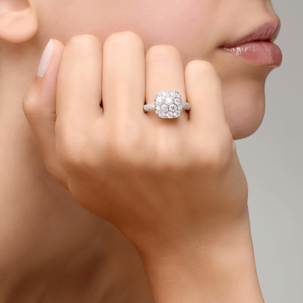 Pomellato Nudo Solitaire ring roodgoud met diamant - PAB7041 O6000 DB000 - #5 Pomellato Nudo Solitaire ring roodgoud met diamant - PAB7041 O6000 DB000 - #5
