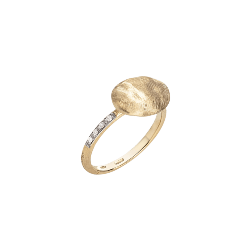 Marco Bicego Siviglia ring geelgoud met diamant - AB609-B - #1 Marco Bicego Siviglia ring geelgoud met diamant - AB609-B - #1