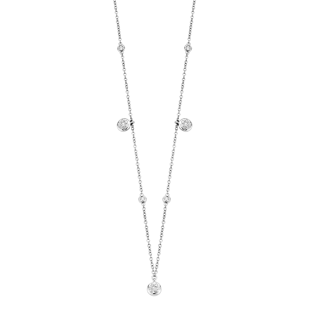 Schaap en Citroen Diamonds collier witgoud met diamant - #2 Schaap en Citroen Diamonds collier witgoud met diamant - #2