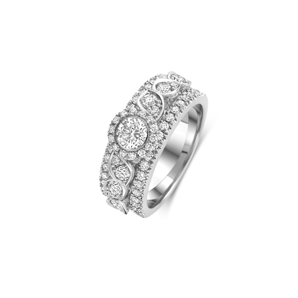 Schaap en Citroen Diamonds ring witgoud met diamant - #2 Schaap en Citroen Diamonds ring witgoud met diamant - #2
