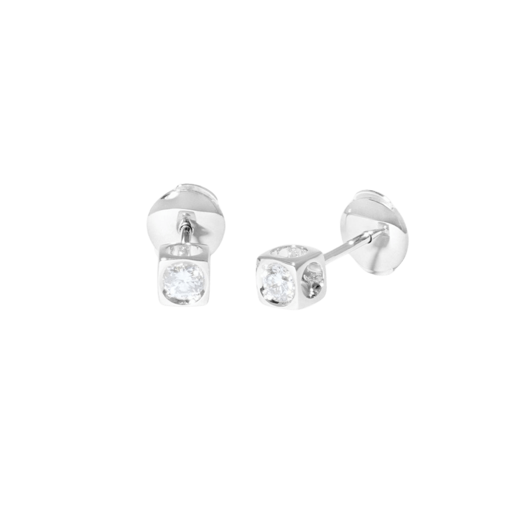 dinh van Le Cube Diamant oorsieraad witgoud - 808113 - #3 dinh van Le Cube Diamant oorsieraad witgoud - 808113 - #3