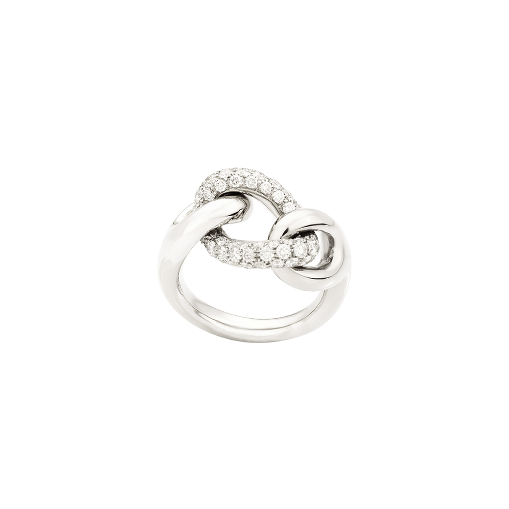 Pomellato Catene ring witgoud met diamant - PAC1011 O2WHR DB000 - #2 Pomellato Catene ring witgoud met diamant - PAC1011 O2WHR DB000 - #2