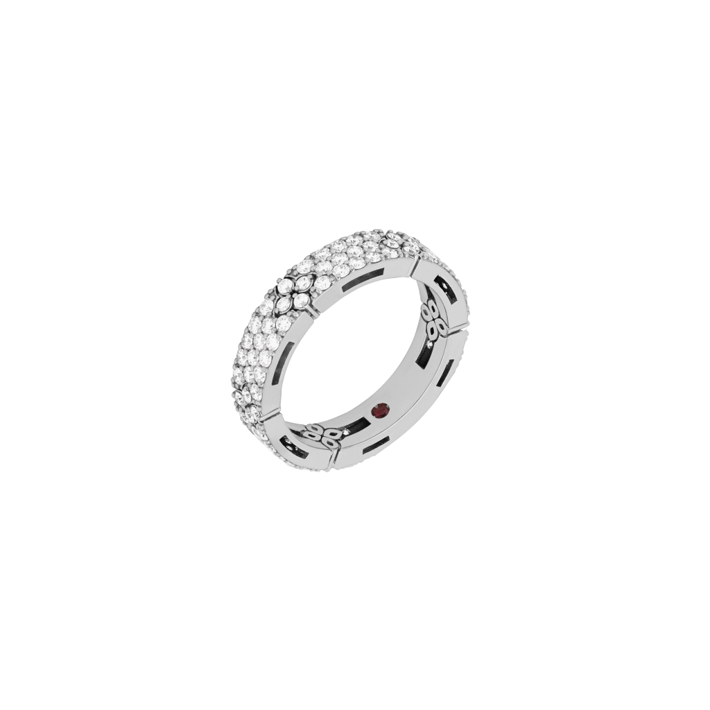 Roberto Coin Love In Verona ring witgoud met diamant - ADR888RI2121 - #1 Roberto Coin Love In Verona ring witgoud met diamant - ADR888RI2121 - #1