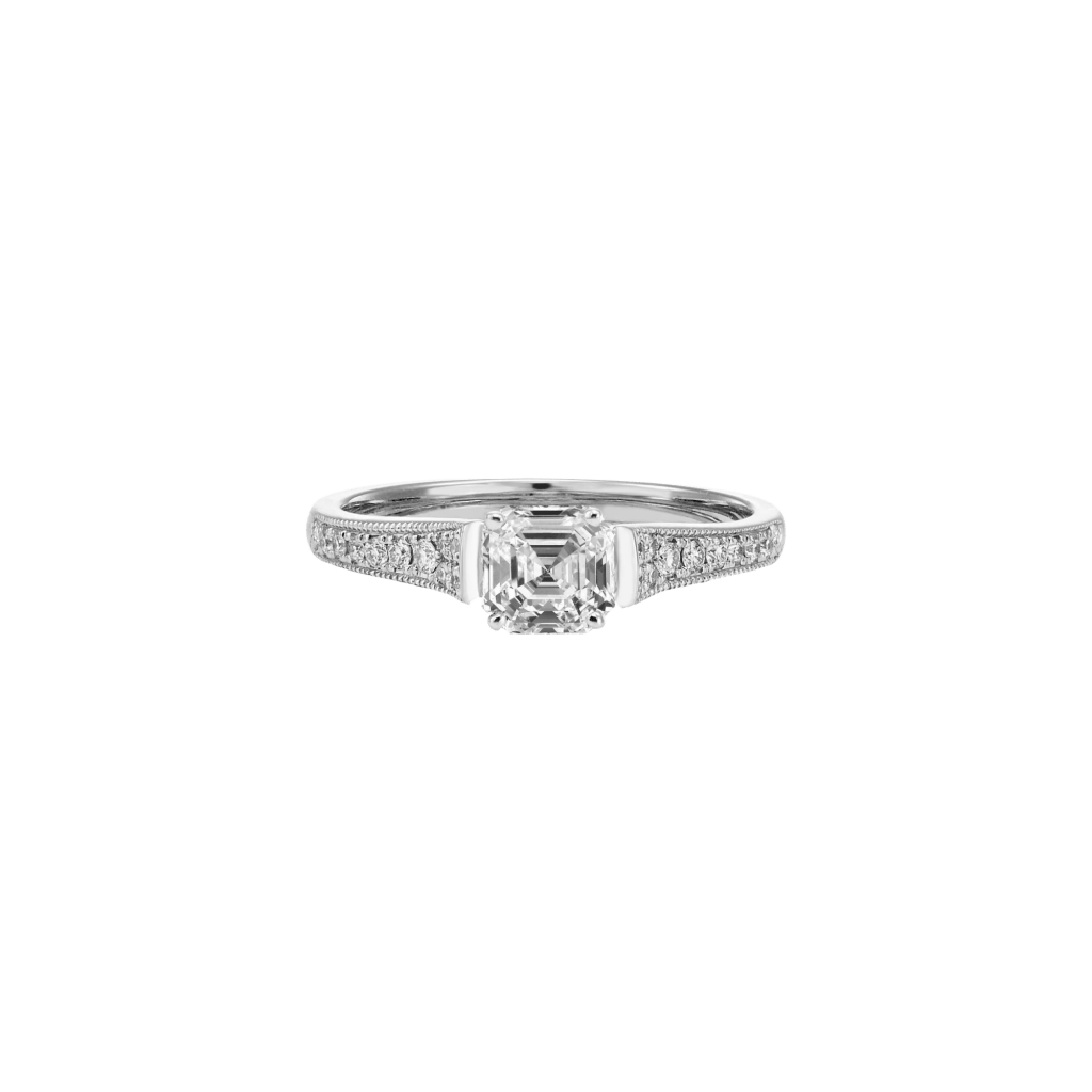 Royal Asscher 74 Collection ring witgoud met diamant - R.74.3374.RAC.18WG.1 HRD - #2 Royal Asscher 74 Collection ring witgoud met diamant - R.74.3374.RAC.18WG.1 HRD - #2