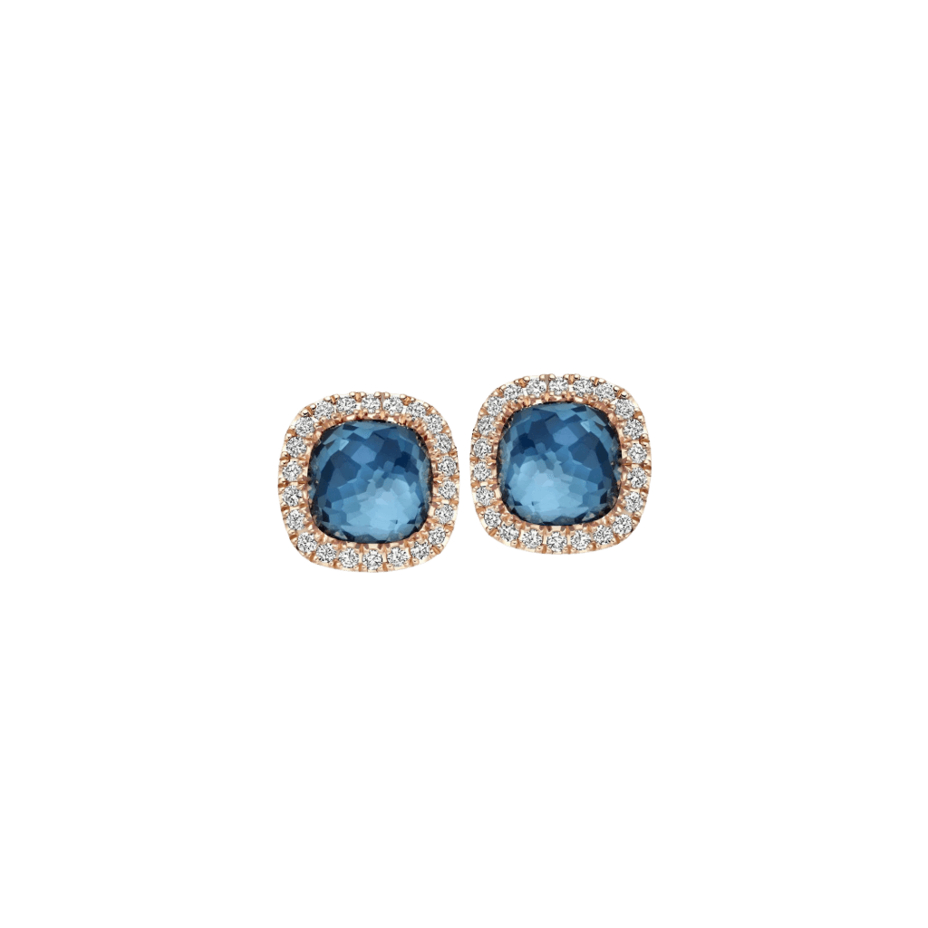 Tirisi Jewelry Milano Sweeties oorsieraad roodgoud met diamant - TE9226SBHP - #1 Tirisi Jewelry Milano Sweeties oorsieraad roodgoud met diamant - TE9226SBHP - #1