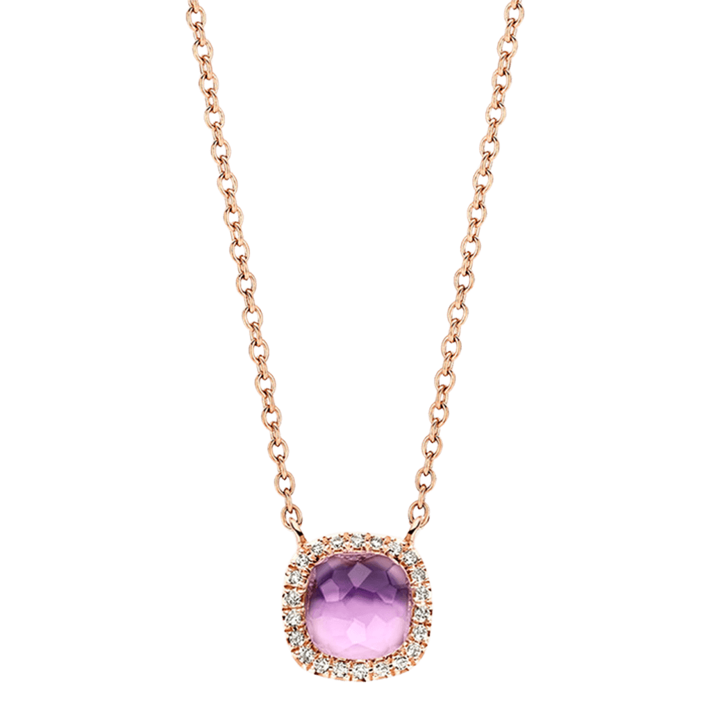 Tirisi Jewelry Milano Sweeties collier roodgoud met diamant - TP9152SAMP - #2 Tirisi Jewelry Milano Sweeties collier roodgoud met diamant - TP9152SAMP - #2