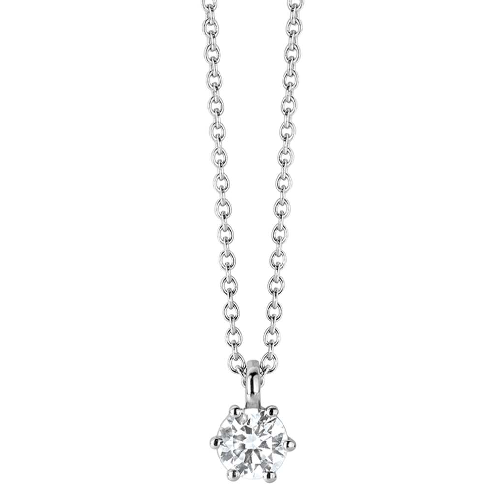 Schaap en Citroen Diamonds collier witgoud met diamant - #4 Schaap en Citroen Diamonds collier witgoud met diamant - #4