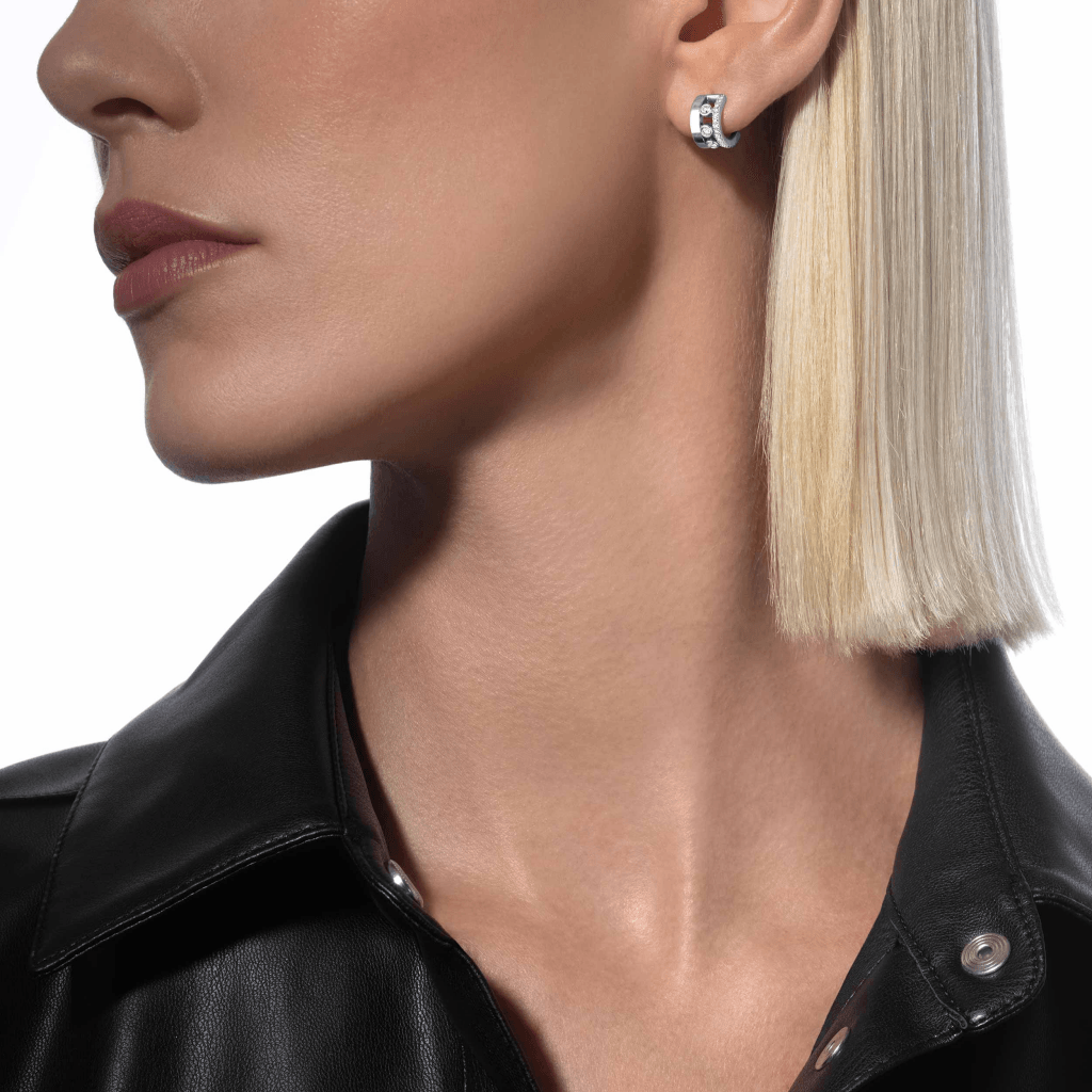 Messika Move Romane oorsieraad witgoud met diamant - 7178-WG - #2 Messika Move Romane oorsieraad witgoud met diamant - 7178-WG - #2