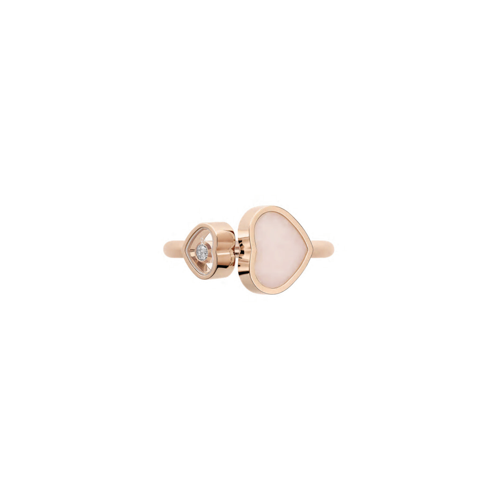Chopard Happy Diamonds Happy Hearts ring roodgoud met diamant - 829482-5630 - #2 Chopard Happy Diamonds Happy Hearts ring roodgoud met diamant - 829482-5630 - #2