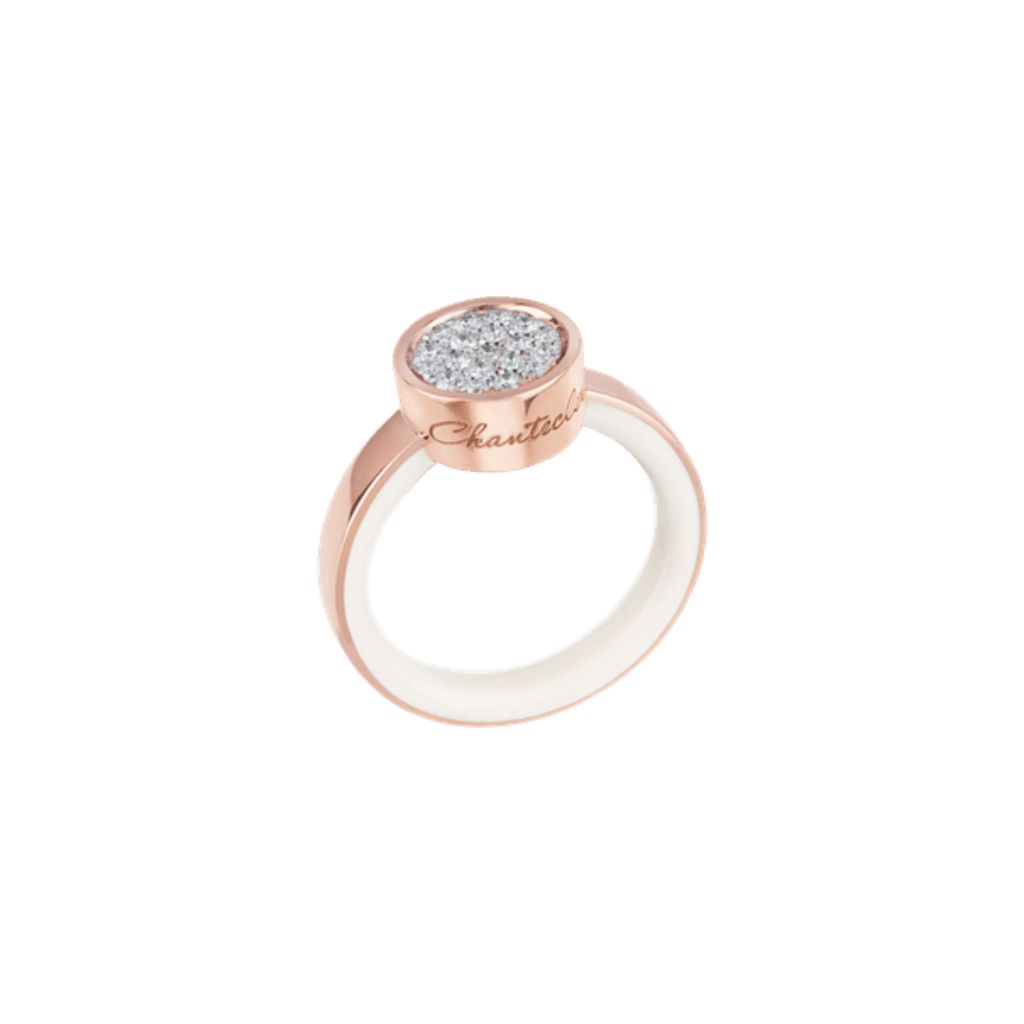 Chantecler Paillettes ring roodgoud met emaille - 41139 - #1 Chantecler Paillettes ring roodgoud met emaille - 41139 - #1