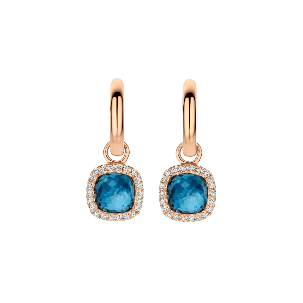 Tirisi Jewelry Milano Sweeties oorsieraad roodgoud met diamant - TE9317SBHP - #1 Tirisi Jewelry Milano Sweeties oorsieraad roodgoud met diamant - TE9317SBHP - #1