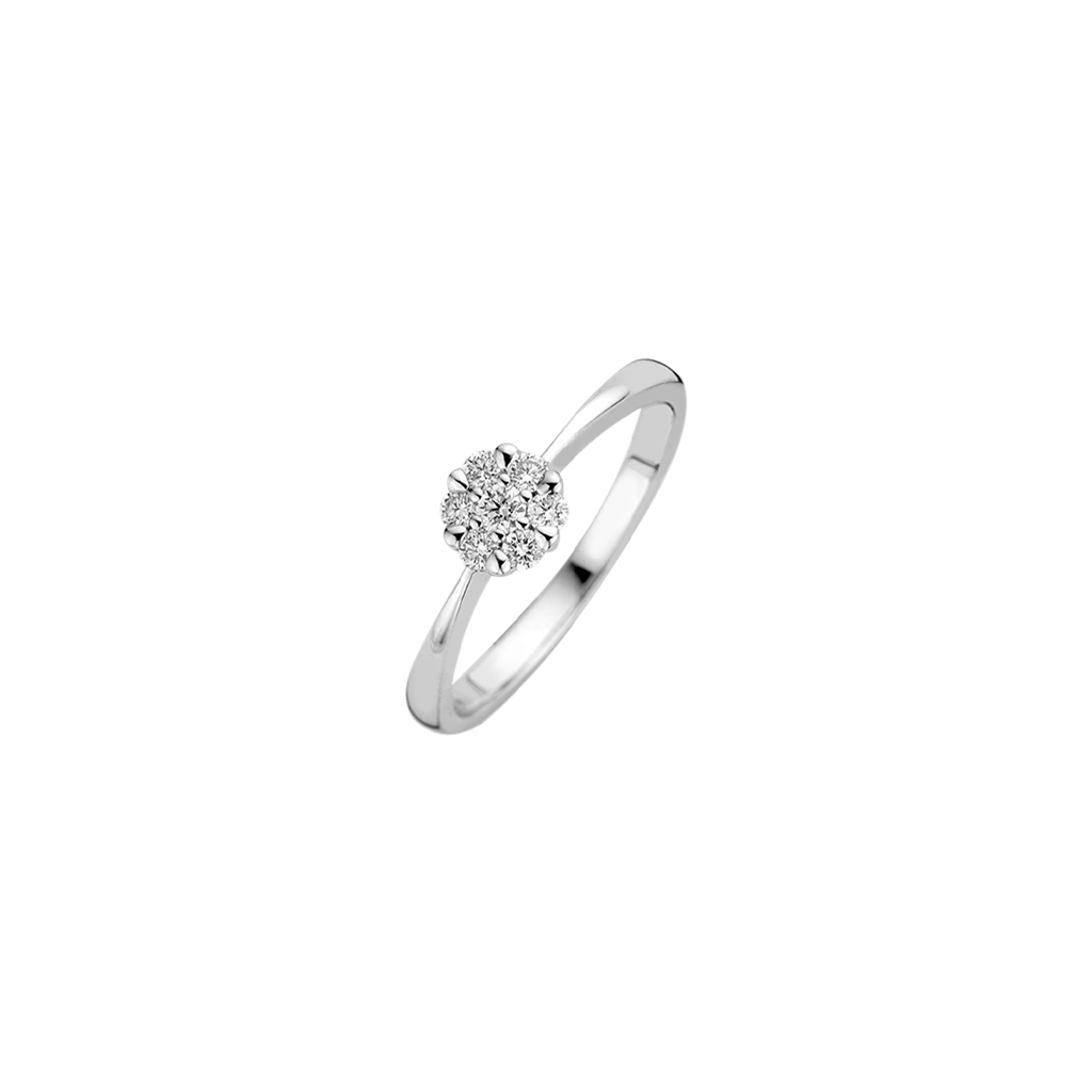 Schaap en Citroen Diamonds ring witgoud met diamant - #6 Schaap en Citroen Diamonds ring witgoud met diamant - #6