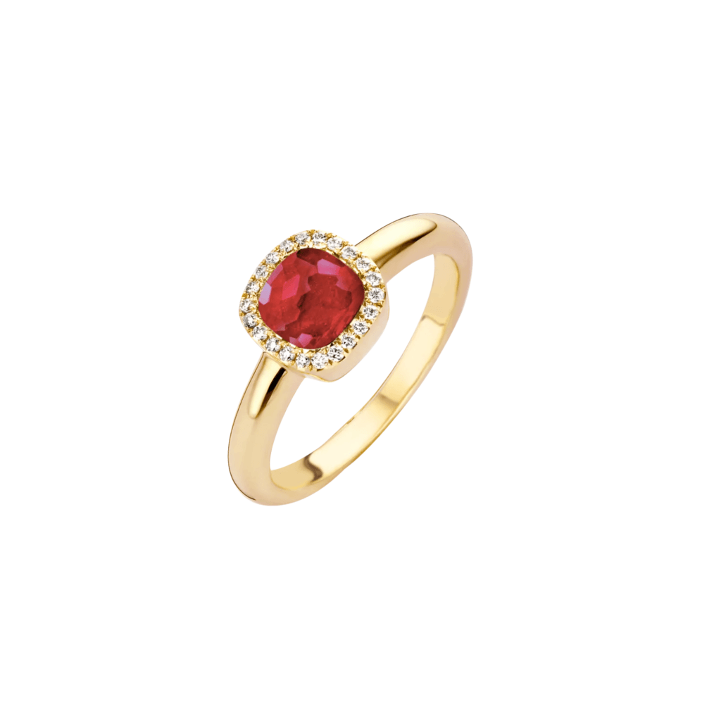 Tirisi Jewelry Milano Sweeties ring geelgoud met diamant - TR9624RU - #1 Tirisi Jewelry Milano Sweeties ring geelgoud met diamant - TR9624RU - #1