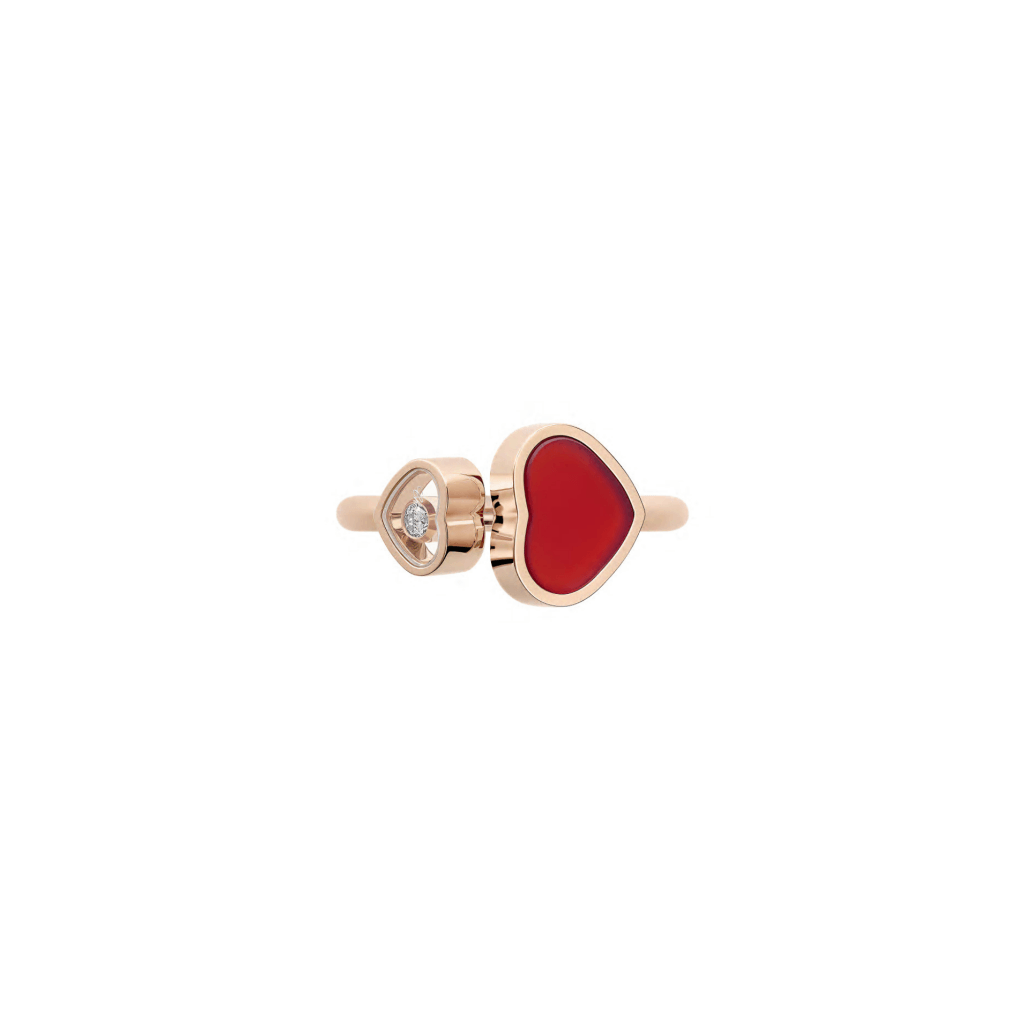 Chopard Happy Diamonds Happy Hearts ring roodgoud met diamant - 829482-5830 - #2 Chopard Happy Diamonds Happy Hearts ring roodgoud met diamant - 829482-5830 - #2