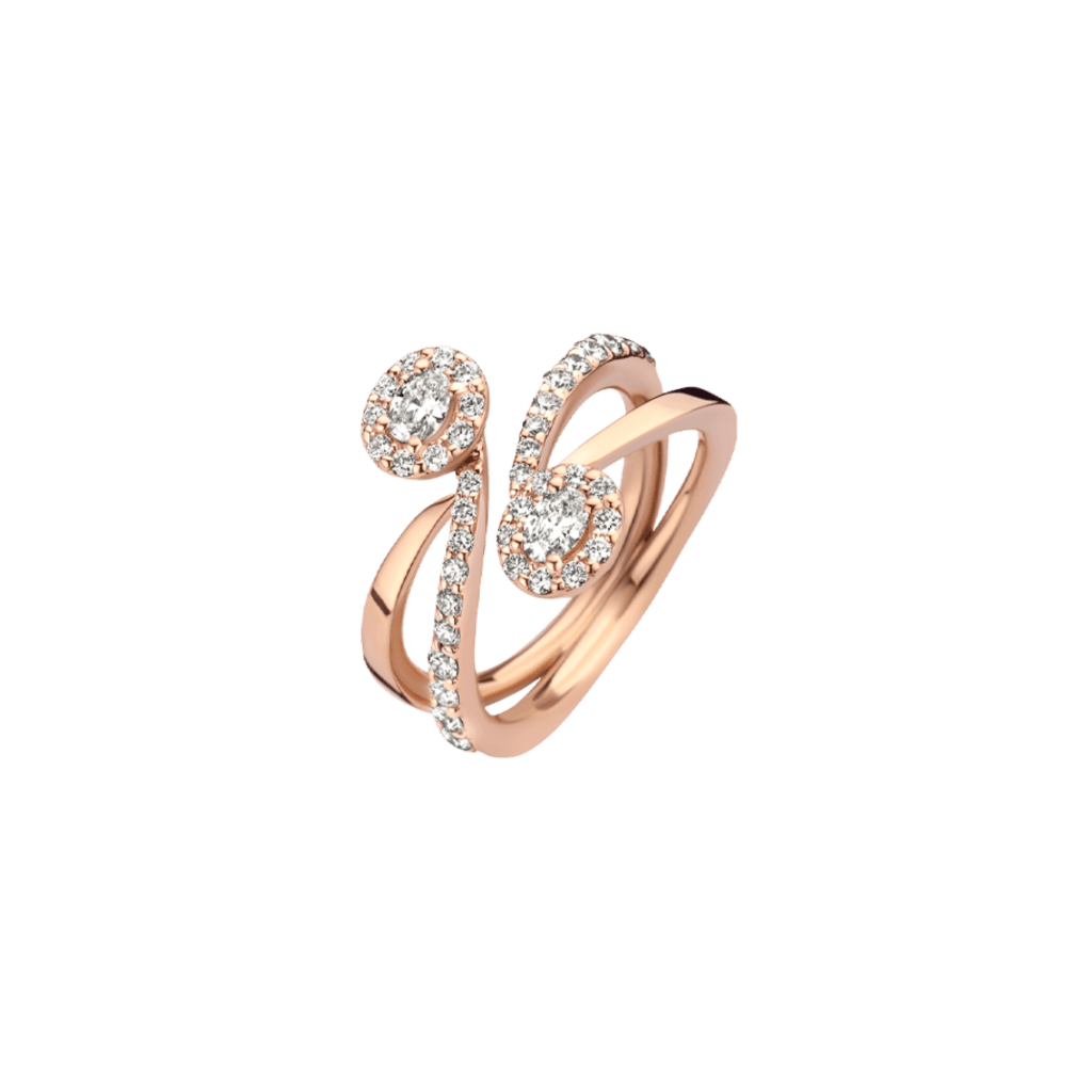 Schaap en Citroen Diamonds ring roodgoud met diamant - #1 Schaap en Citroen Diamonds ring roodgoud met diamant - #1