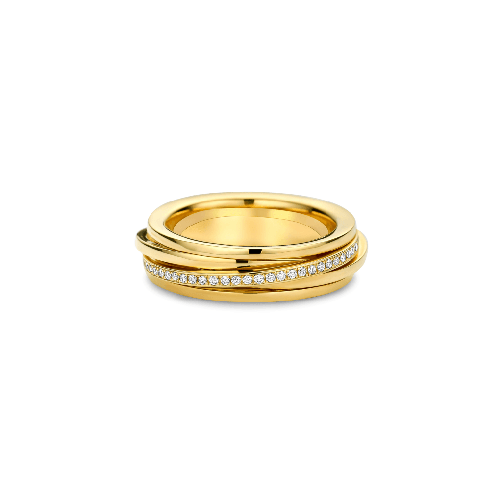 Schaap en Citroen Diamonds ring geelgoud met diamant - #4 Schaap en Citroen Diamonds ring geelgoud met diamant - #4