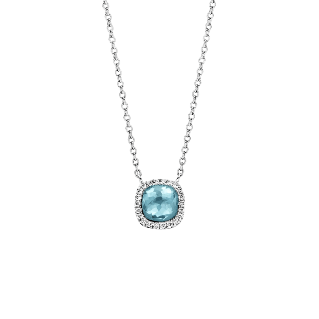 Tirisi Jewelry Milano Sweeties collier witgoud met diamant - TP9152APW - #1 Tirisi Jewelry Milano Sweeties collier witgoud met diamant - TP9152APW - #1