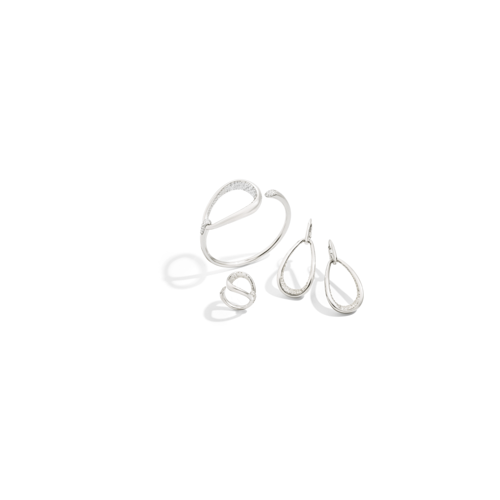 Pomellato Fantina oorsieraad witgoud met diamant - POC0091 O2WHR DB000 - #3 Pomellato Fantina oorsieraad witgoud met diamant - POC0091 O2WHR DB000 - #3