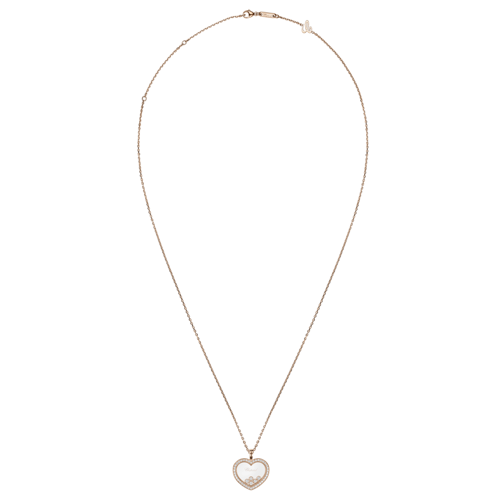 Chopard Happy Diamonds Icons Heart collier roodgoud met diamant - 79A039-5201 - #2 Chopard Happy Diamonds Icons Heart collier roodgoud met diamant - 79A039-5201 - #2