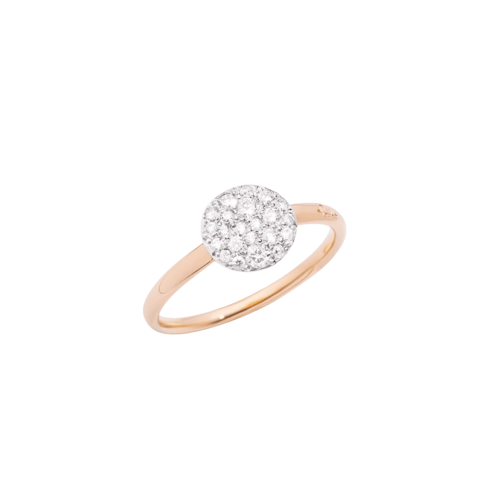 Pomellato Sabbia ring roodgoud met diamant - PAB4070 O7000 DB000 - #1 Pomellato Sabbia ring roodgoud met diamant - PAB4070 O7000 DB000 - #1