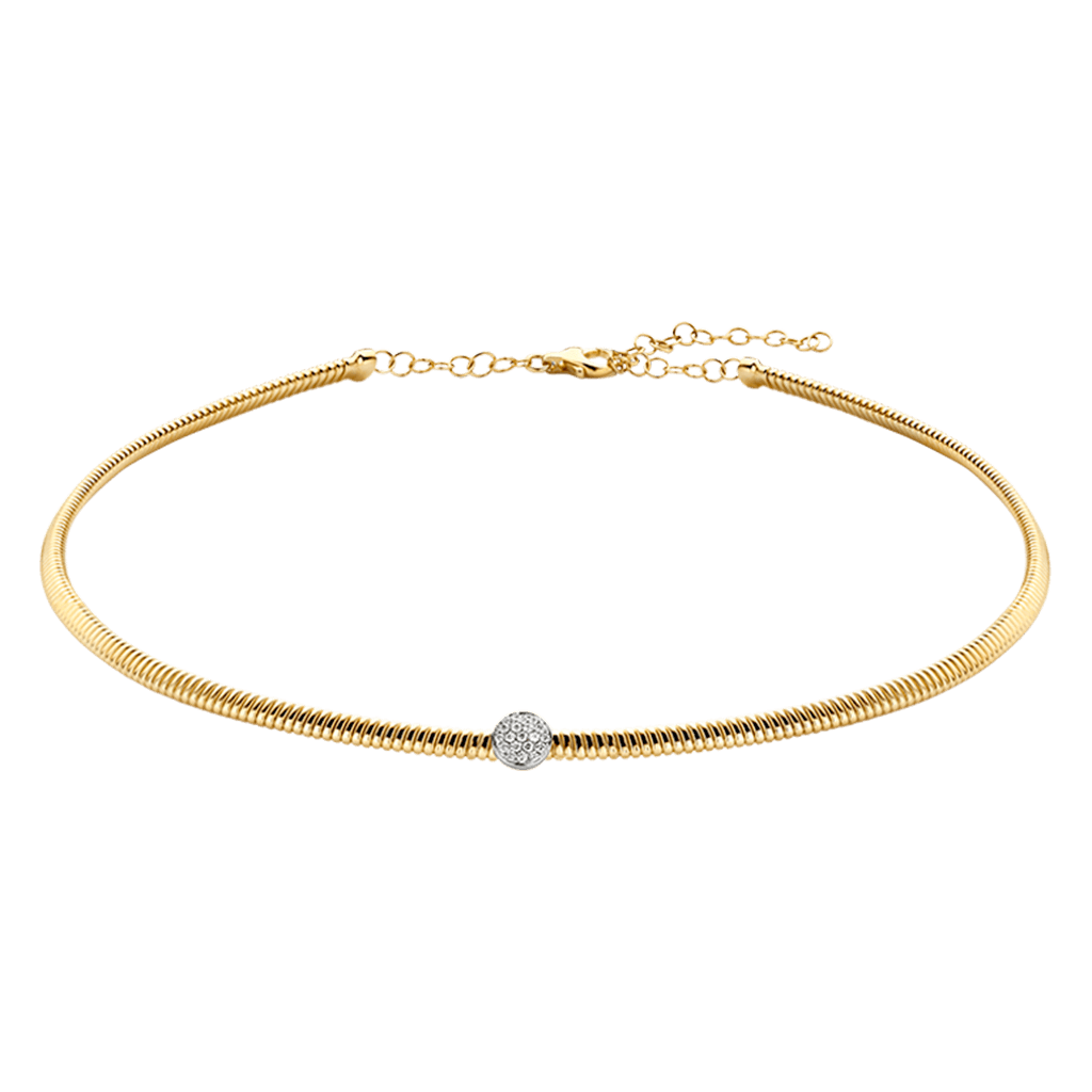 Tirisi Jewelry Amsterdam Tubogas collier geelgoud - TN2145D(2T) - #3 Tirisi Jewelry Amsterdam Tubogas collier geelgoud - TN2145D(2T) - #3