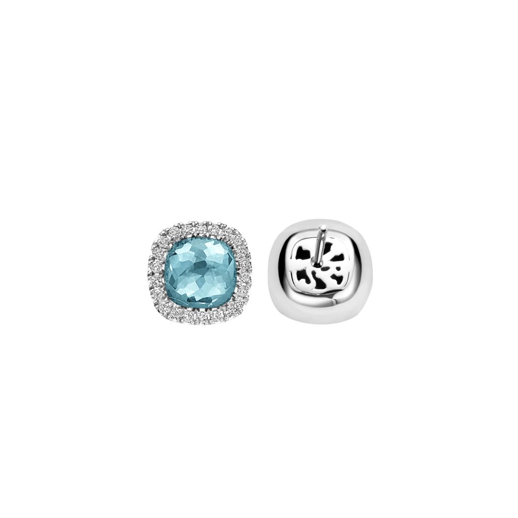 Tirisi Jewelry Milano Sweeties oorsieraad witgoud met diamant - TE9226APW - #3 Tirisi Jewelry Milano Sweeties oorsieraad witgoud met diamant - TE9226APW - #3