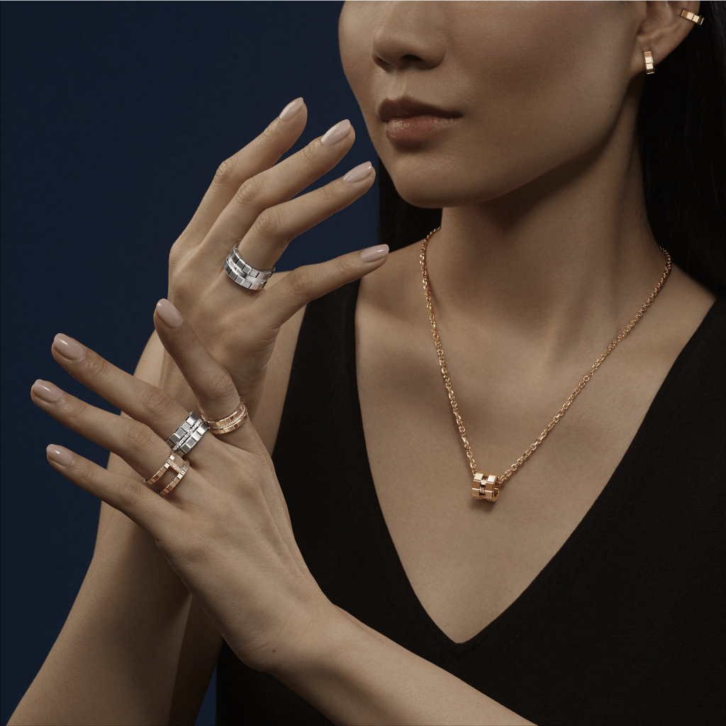 Chopard Ice Cube Mini ring roodgoud met diamant - 827005-5042 - #5 Chopard Ice Cube Mini ring roodgoud met diamant - 827005-5042 - #5