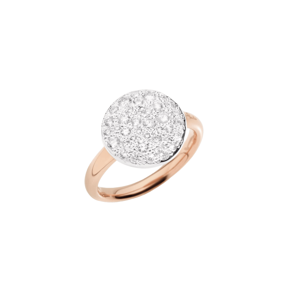 Pomellato Sabbia ring roodgoud met diamant - PAB2040 O7000 DB000 - #1 Pomellato Sabbia ring roodgoud met diamant - PAB2040 O7000 DB000 - #1