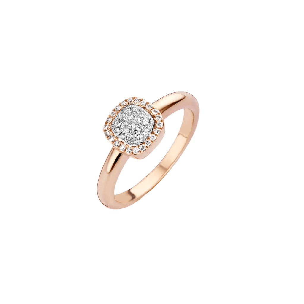 Tirisi Jewelry Milano Sweeties ring roodgoud - TR9632D(2P) - #1 Tirisi Jewelry Milano Sweeties ring roodgoud - TR9632D(2P) - #1
