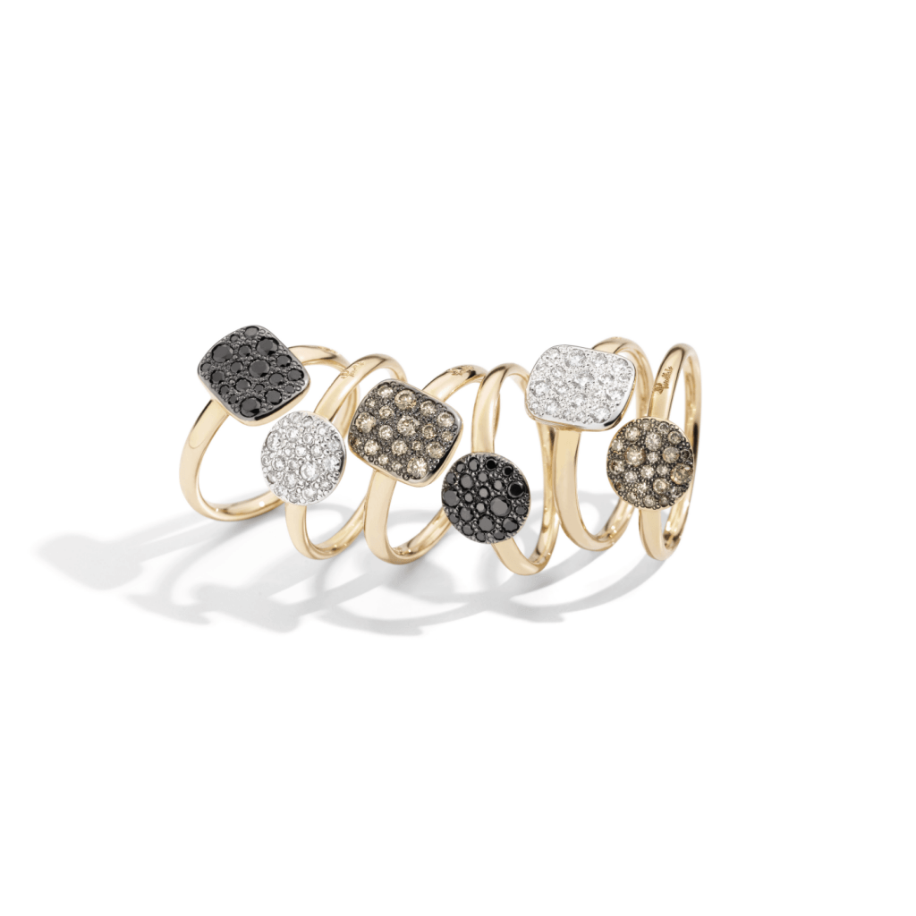 Pomellato Sabbia ring roodgoud met diamant - PAB9032 O7000 DBR00 - #6 Pomellato Sabbia ring roodgoud met diamant - PAB9032 O7000 DBR00 - #6