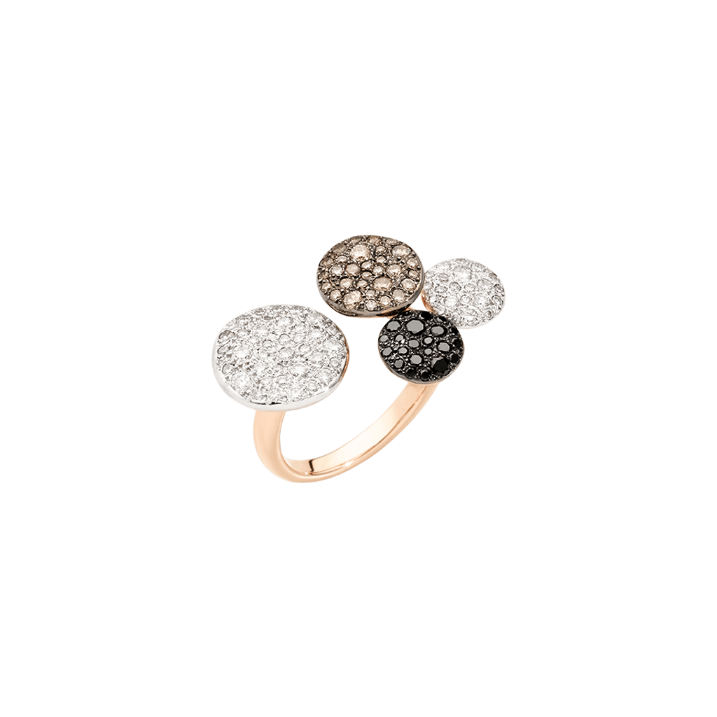 Pomellato Sabbia ring roodgoud met diamant - PAC0010 07BWR DBX00 - #2 Pomellato Sabbia ring roodgoud met diamant - PAC0010 07BWR DBX00 - #2