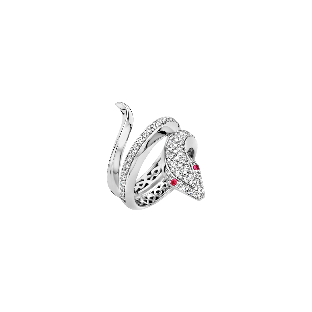Schaap en Citroen Diamonds ring witgoud met diamant - #2 Schaap en Citroen Diamonds ring witgoud met diamant - #2
