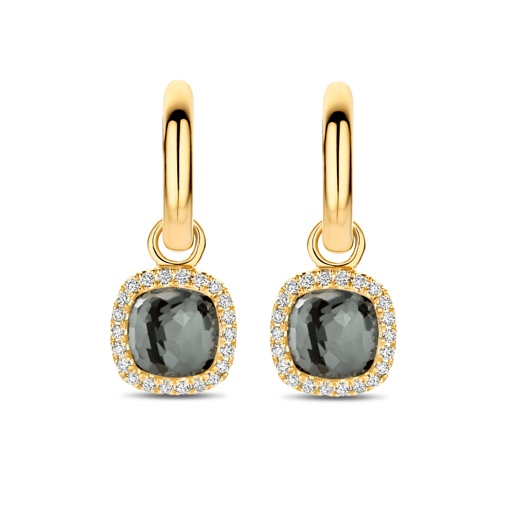 Tirisi Jewelry Milano Sweeties oorsieraad geelgoud met diamant - TE9317HM - #1 Tirisi Jewelry Milano Sweeties oorsieraad geelgoud met diamant - TE9317HM - #1