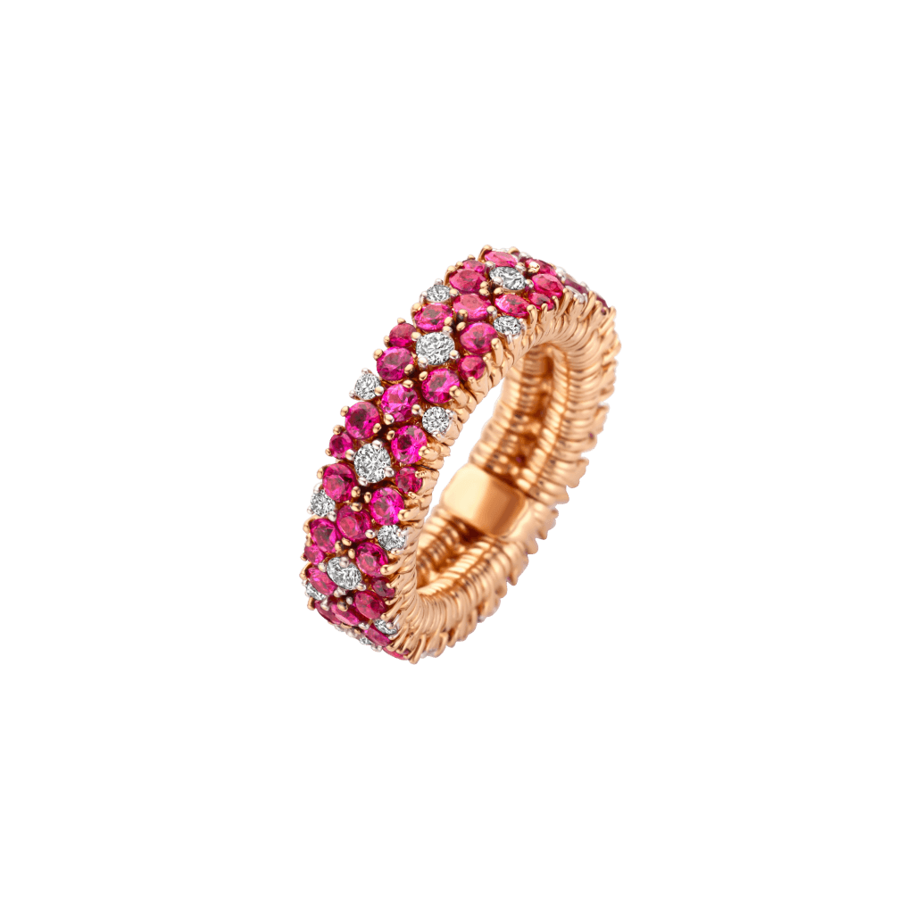 Schaap en Citroen Colours ring roodgoud met robijn - #1 Schaap en Citroen Colours ring roodgoud met robijn - #1